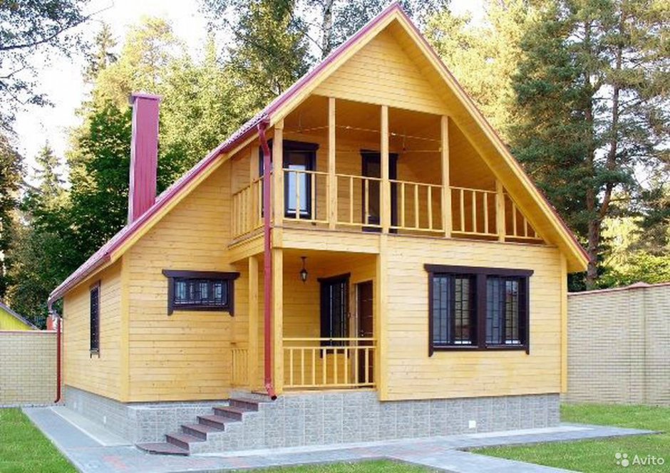 Каркасный дом 80 м2