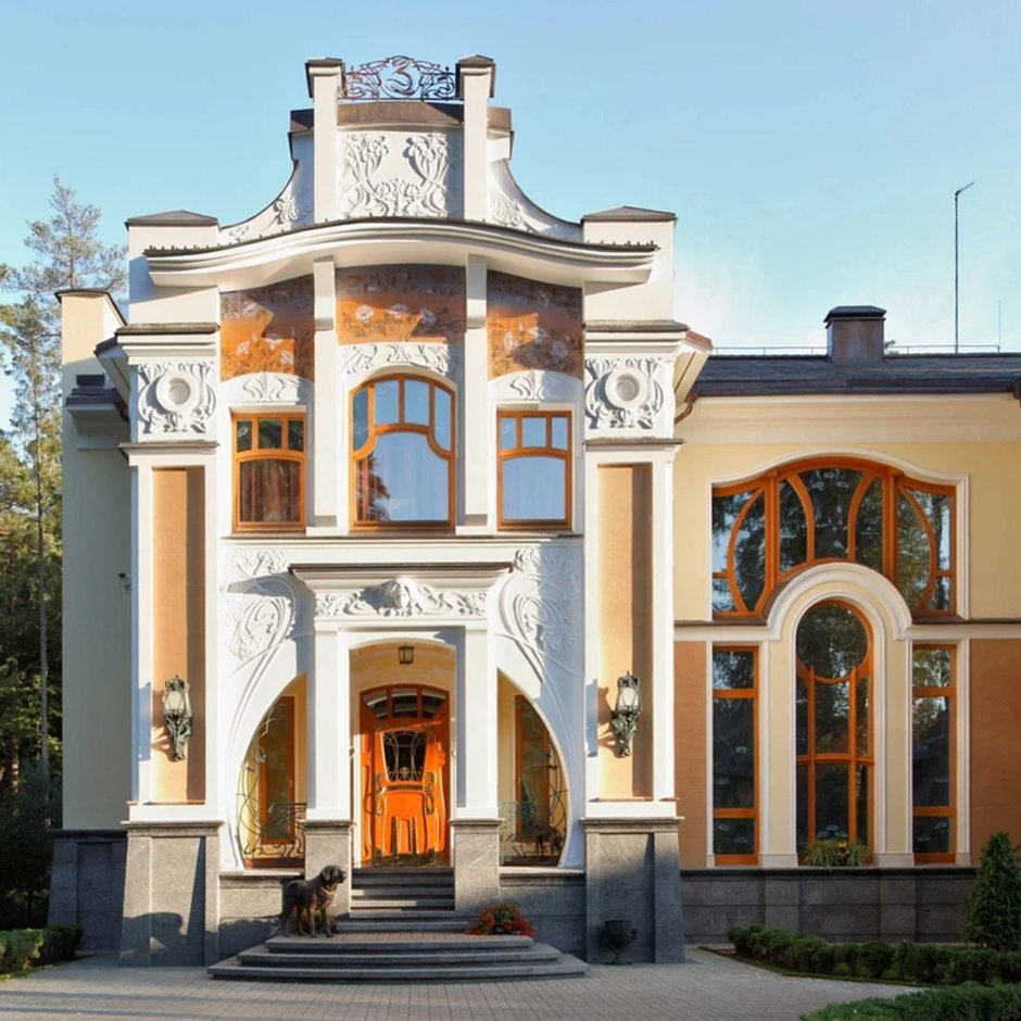 Особняк в Москве Модерн арт нуво