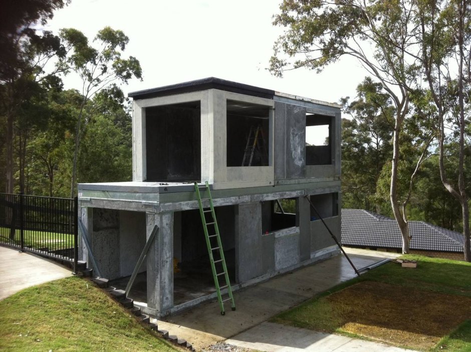 Дом Префаб бетонный