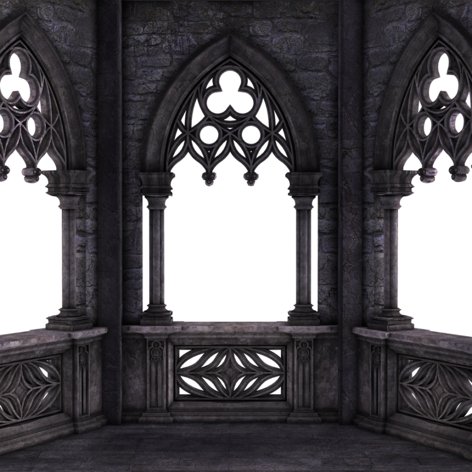 Готический витраж раскраска