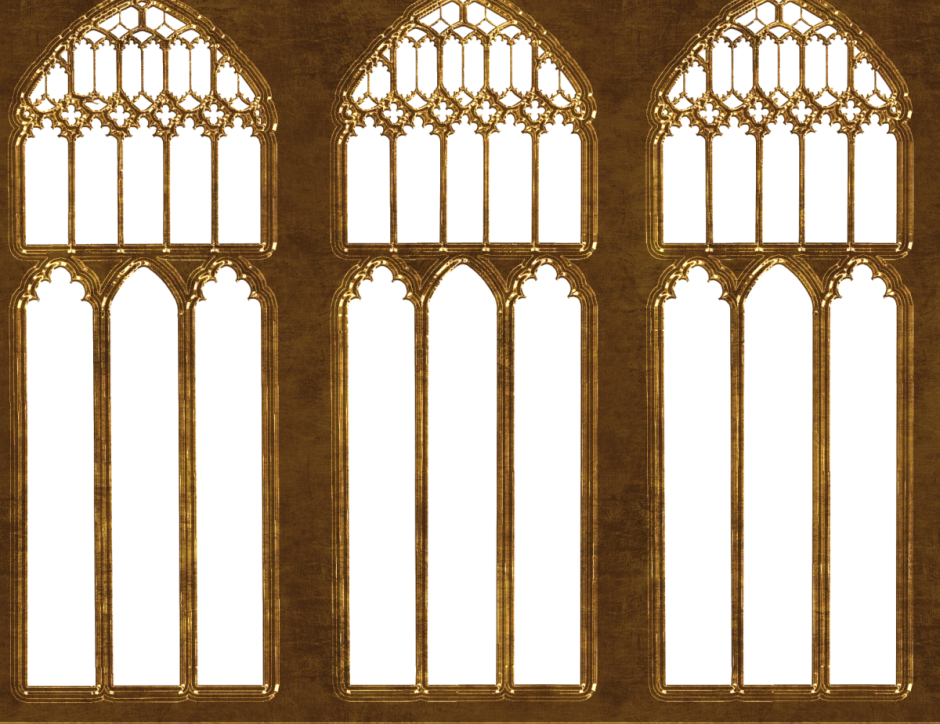 Эскиз витража готического собора