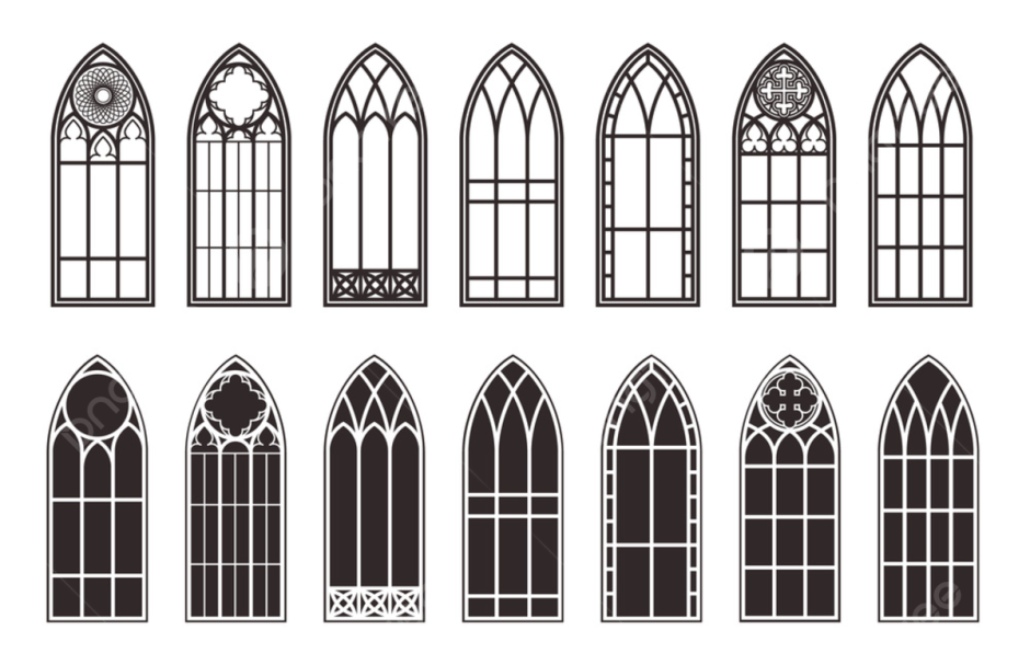 Витраж раскраска