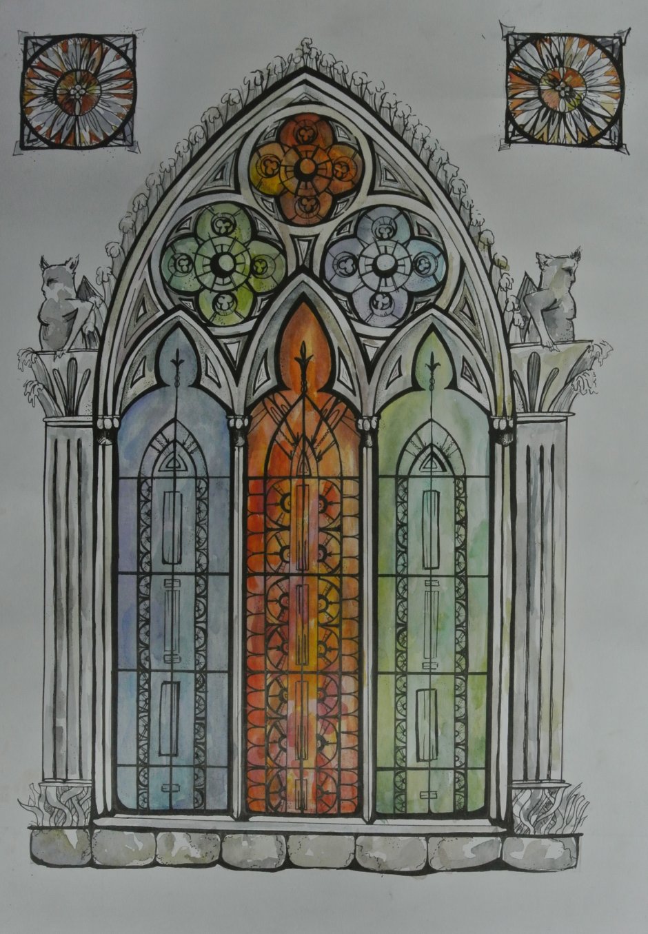 Средневековое окно