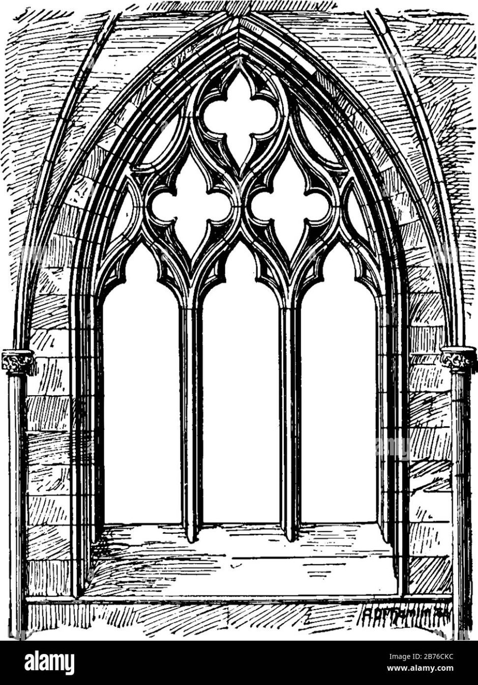 Стрельчатая арка окно