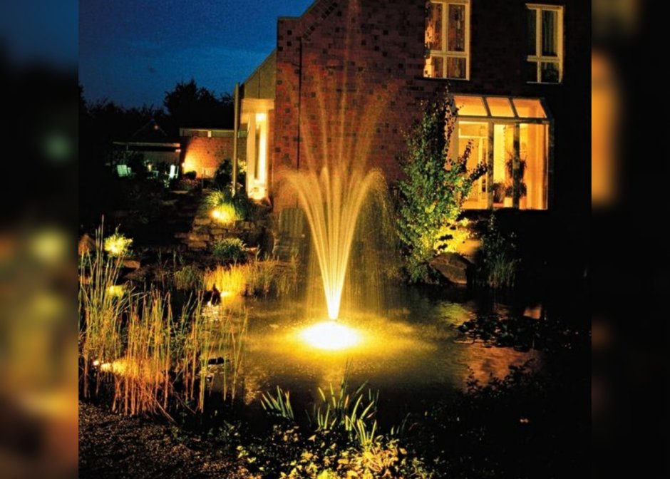 Подсветка сада