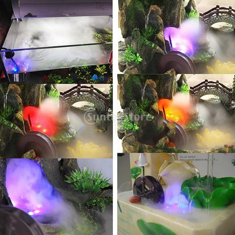 Декоративный туман с подсветкой