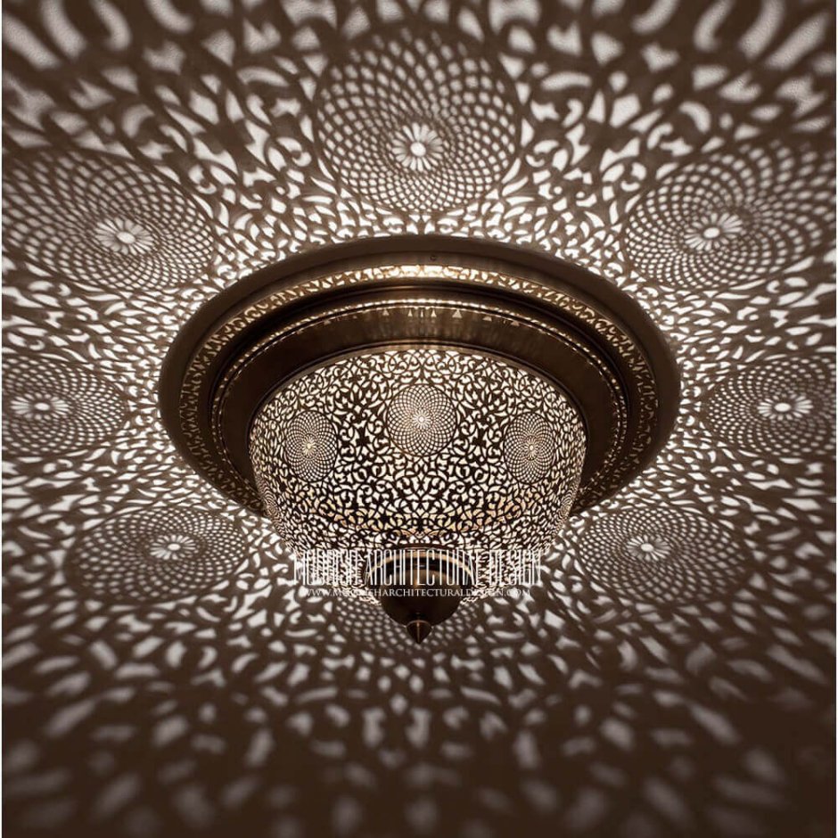 Потолочный светильник в марокканском стиле