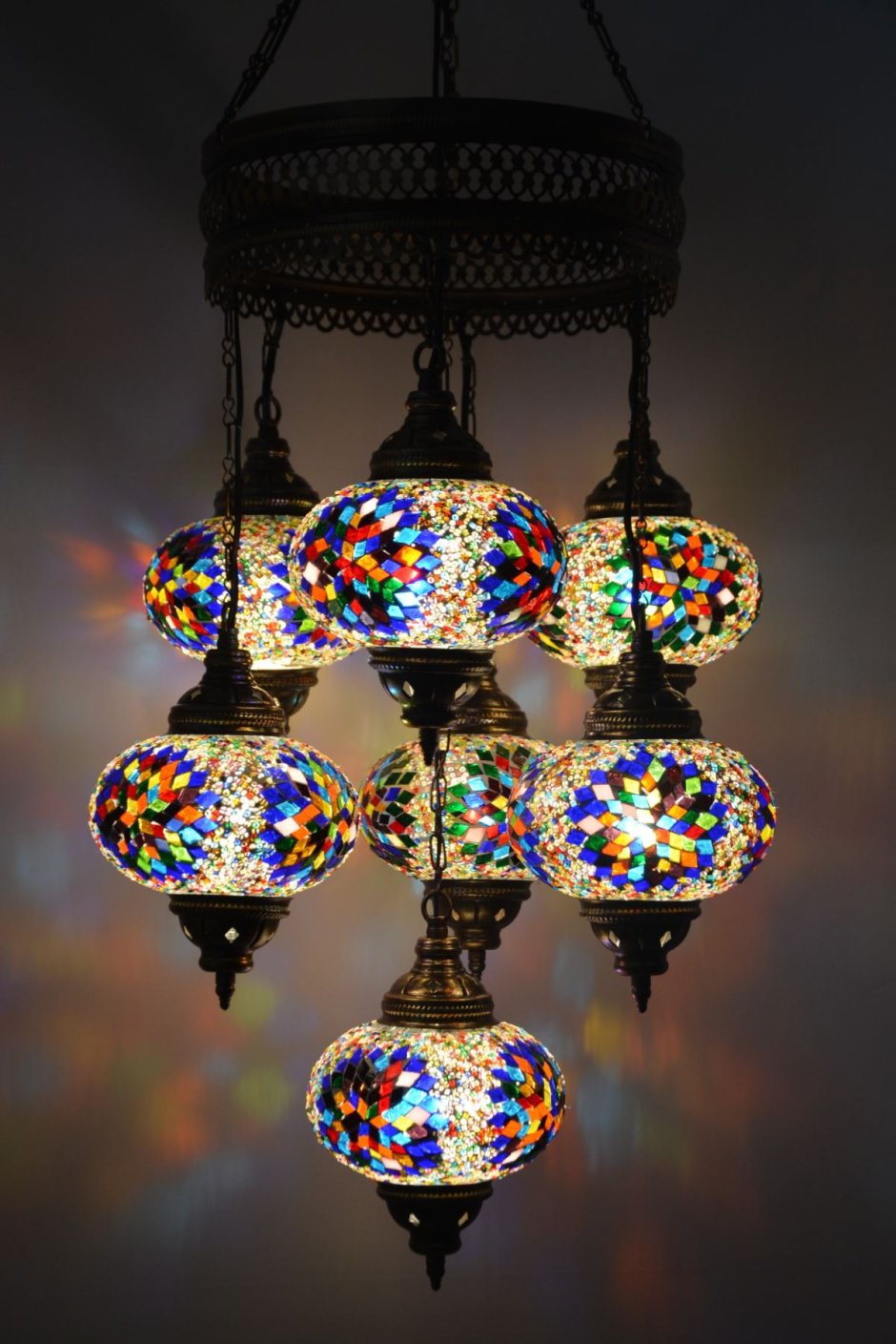 Светильник мозаичный в Восточном стиле apl214