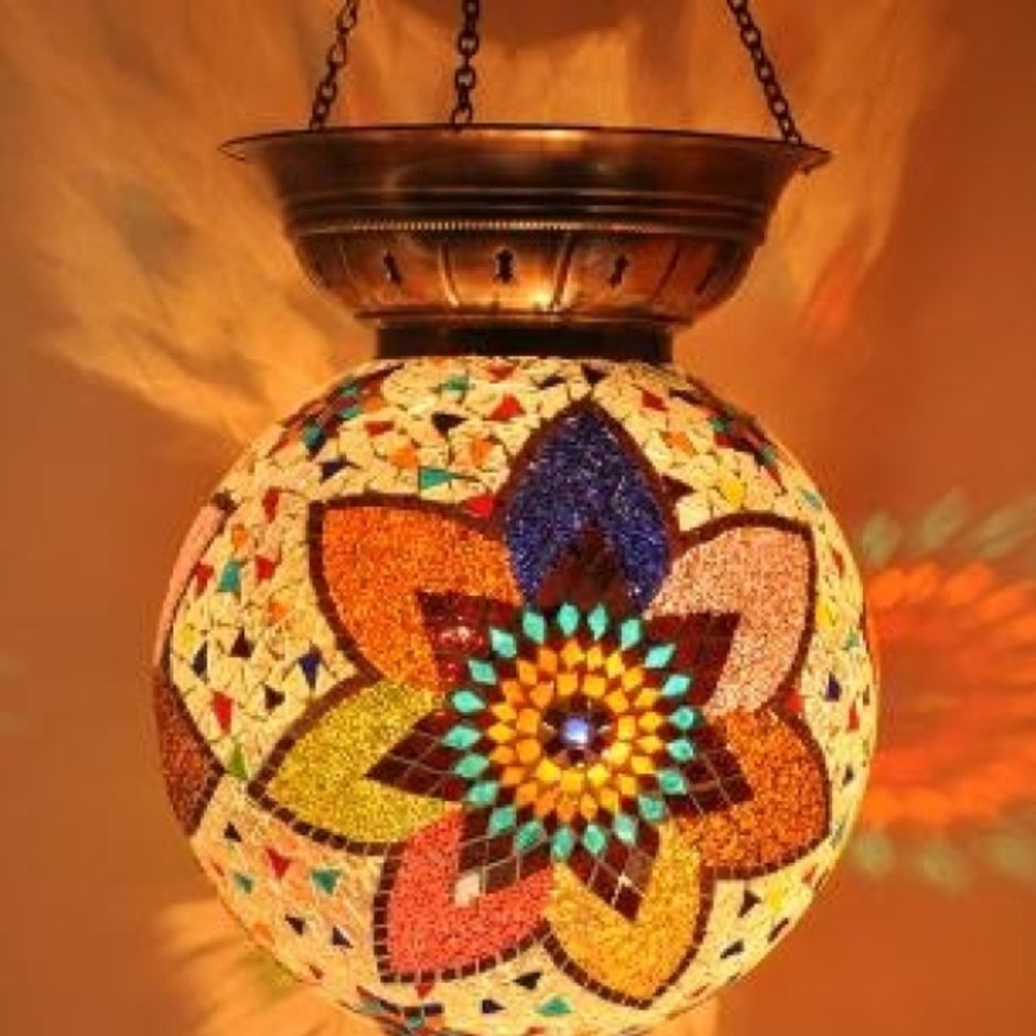 Мозаичная лампа