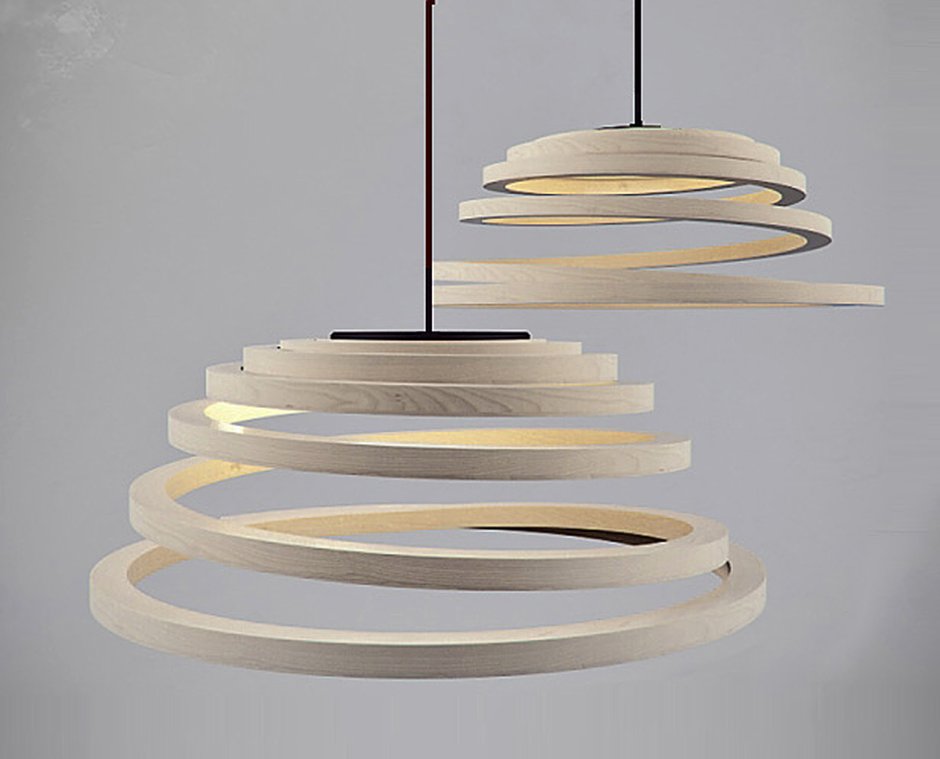 Светильник на пружине