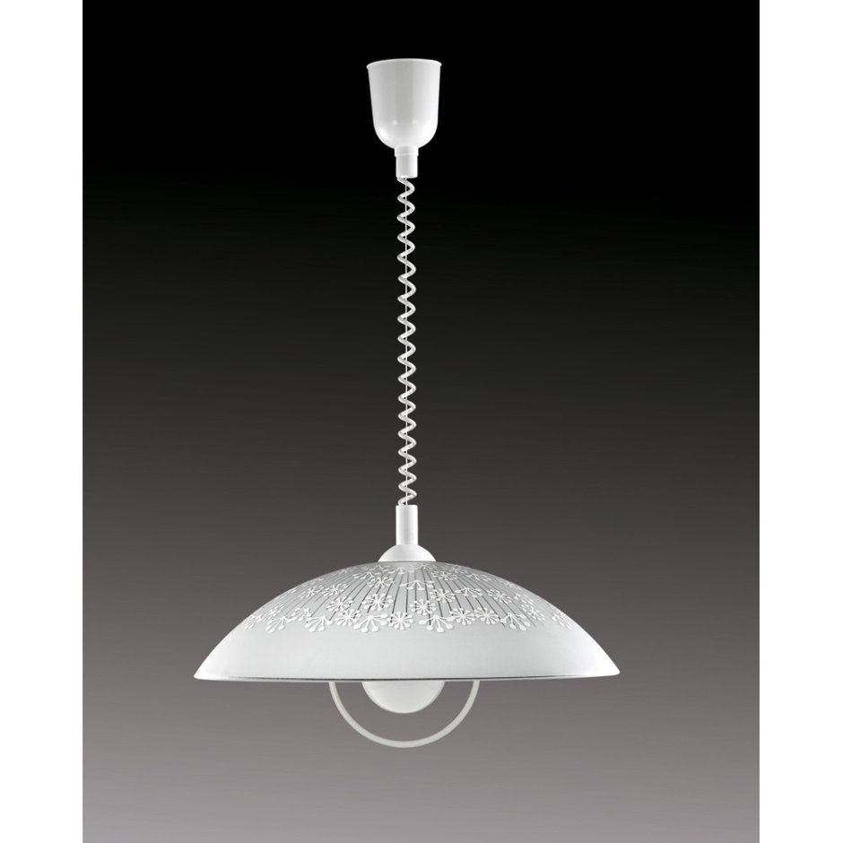 Светильник на пружине регулирующийся по высоте