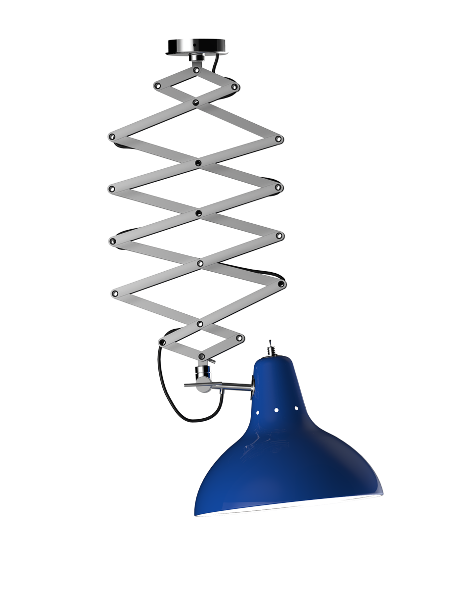 Лампа на пружине подвесная