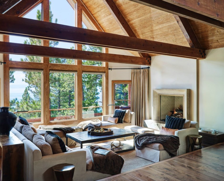 Интерьер фахверк Шале