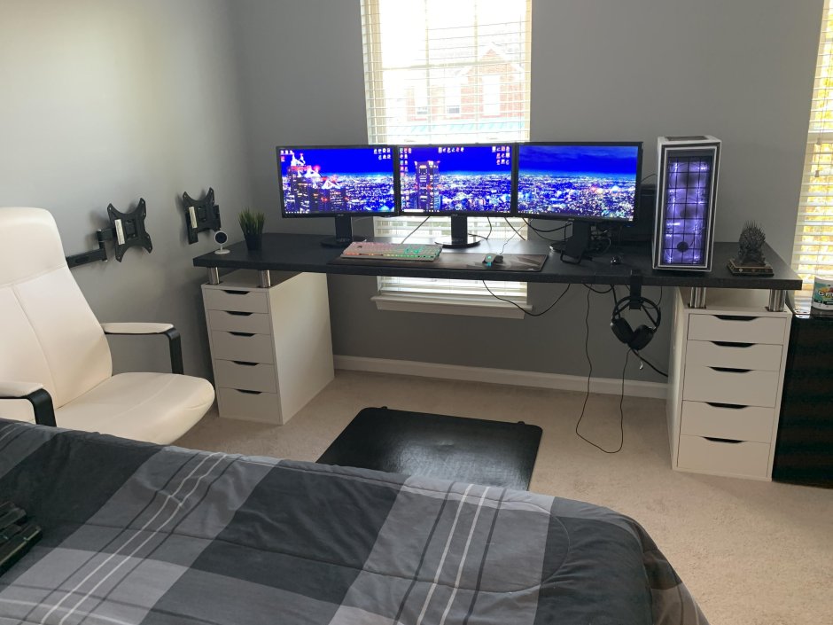 Игровой сетап геймера икеа