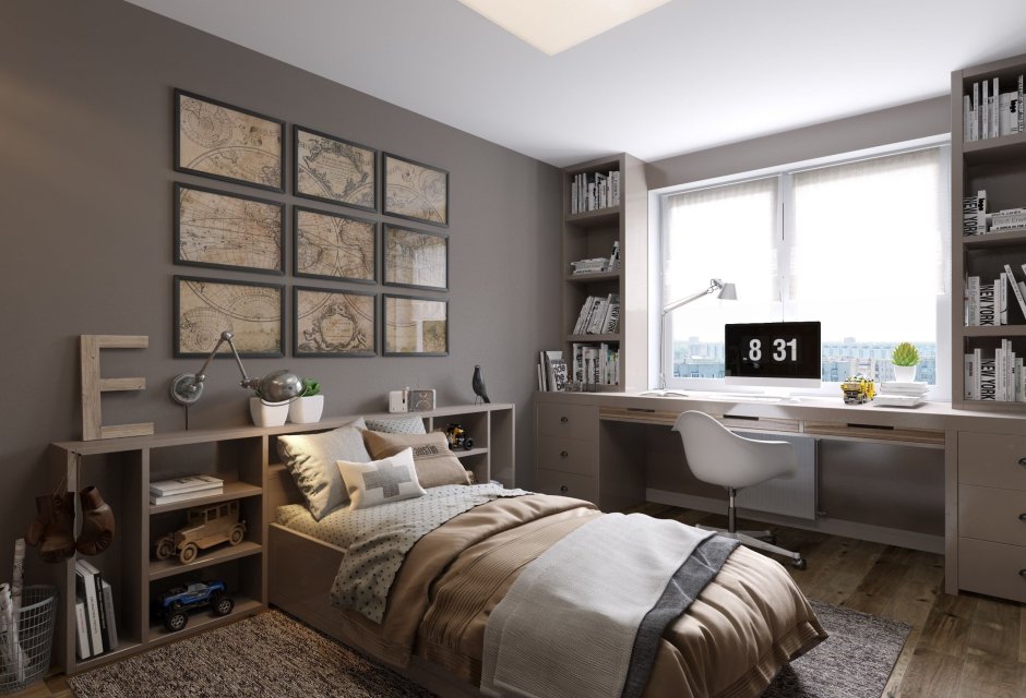 Комната для подростка мальчика