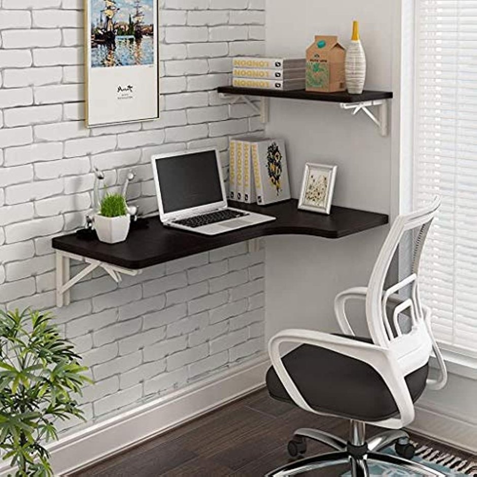 Стол компьютерный настенный подвесной