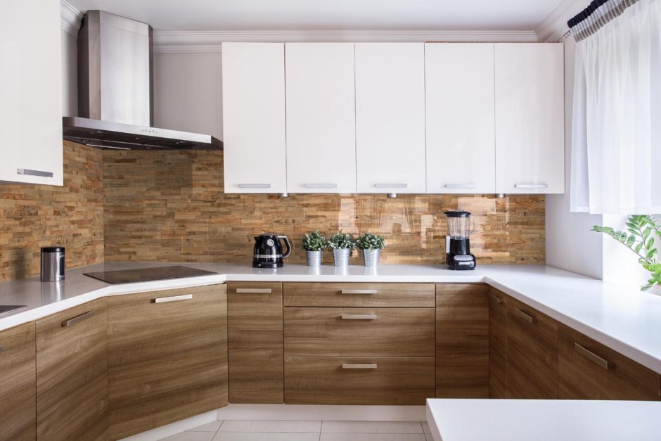 Столешница и фартук под дерево