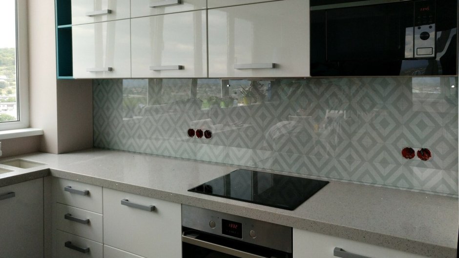 Фартук для кухни скинали прозрачное