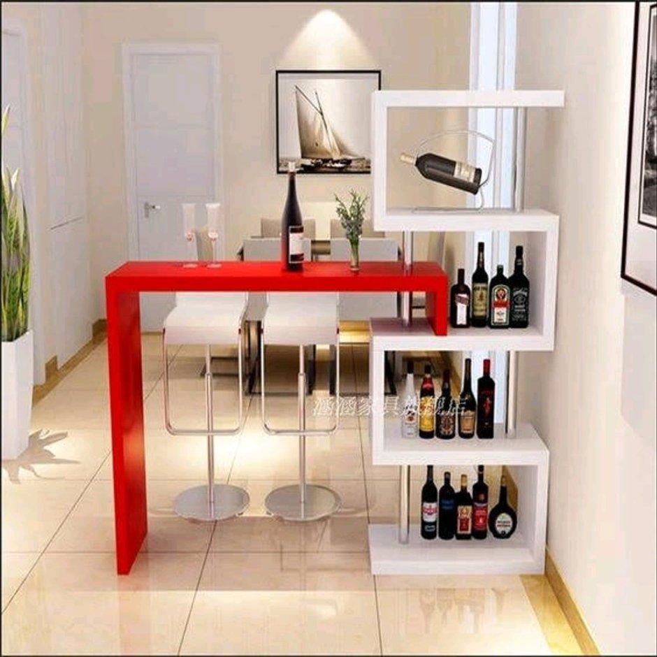 Стойка барная 1638w белый