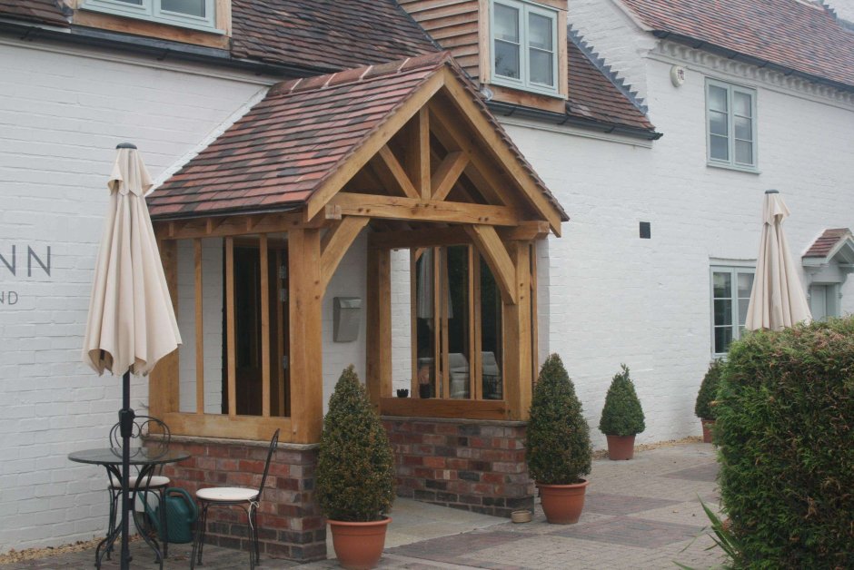 Крыльцо фахверк