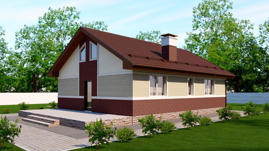 Крыльцо с двухскатной крышей