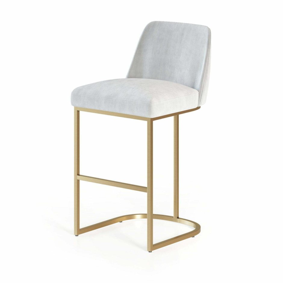 Полубарный стул кожа