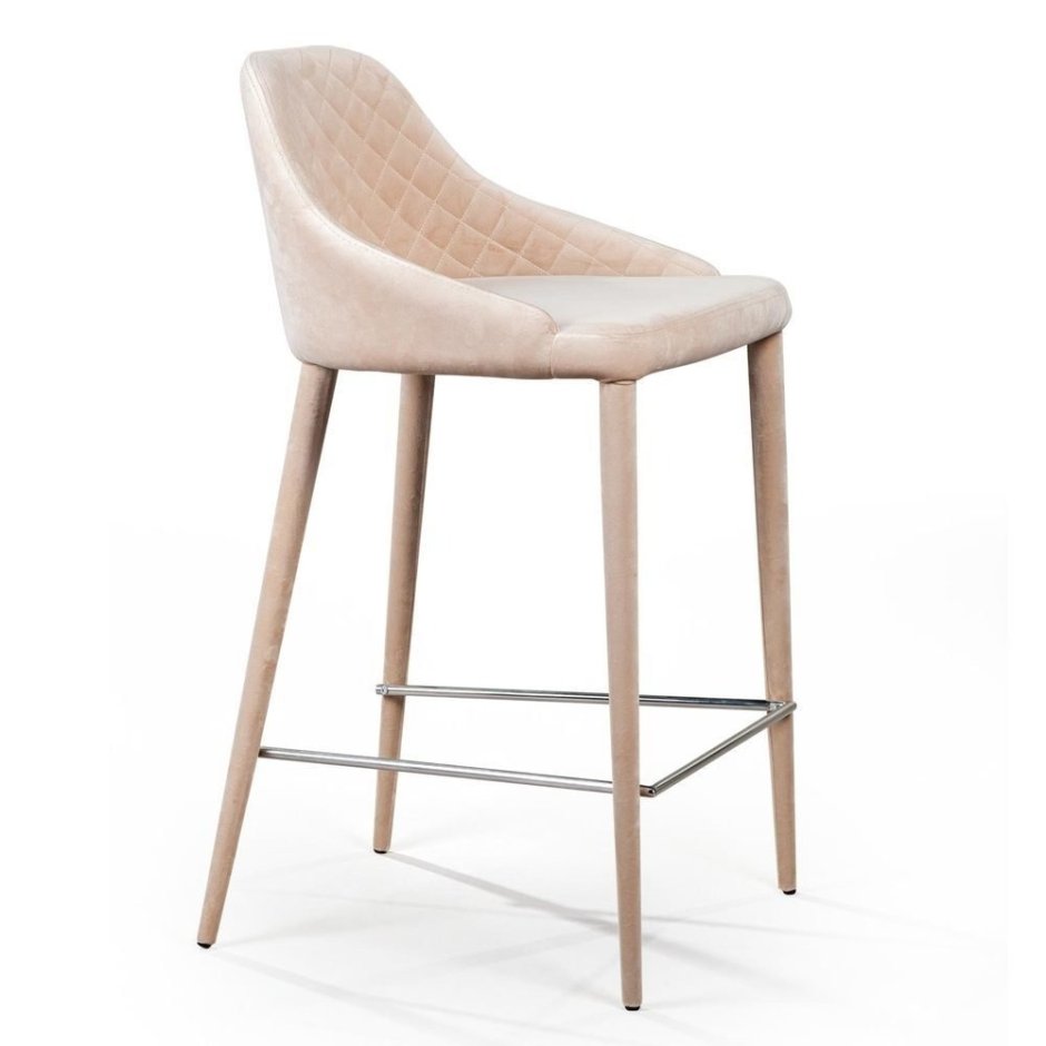 Барный стул 373b Beige/Wood