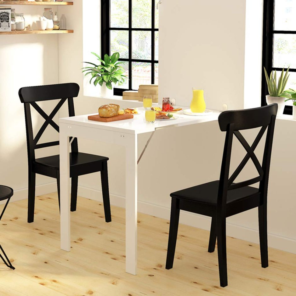 Узкий кухонный стол для маленькой кухни