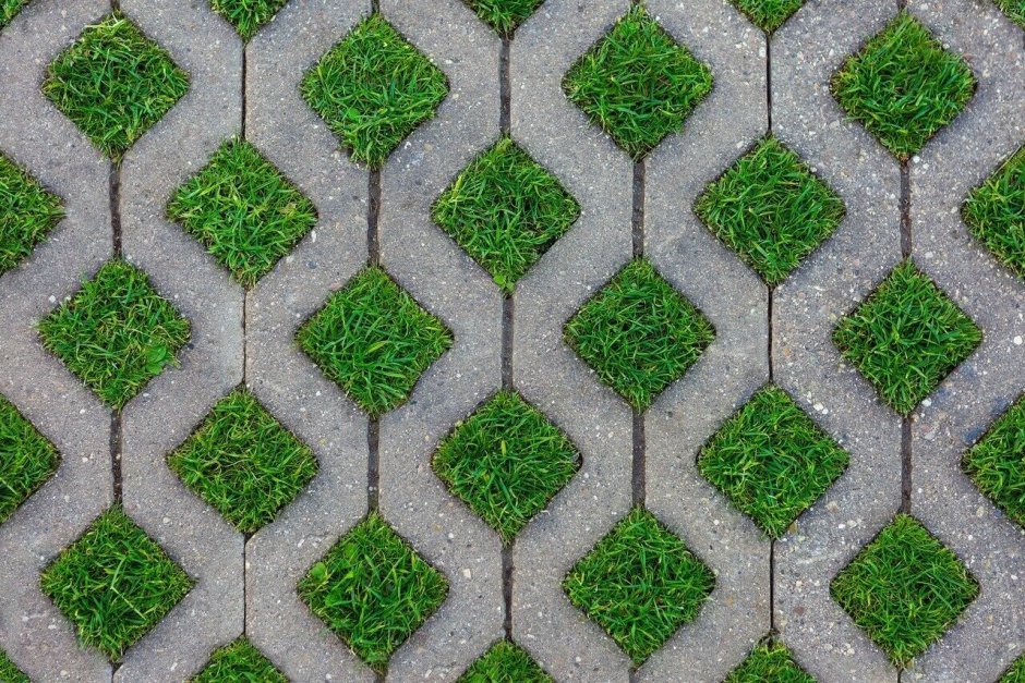 Плитка с травой текстура