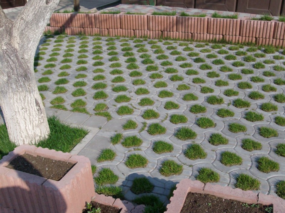 Экопарковка газонная решетка текстура