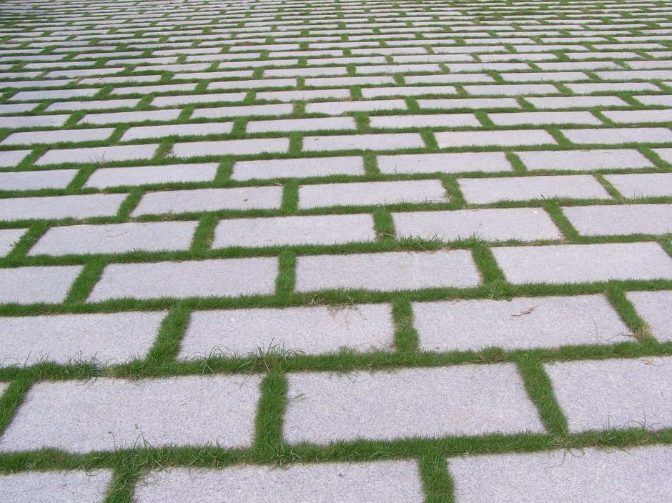 Газонная решетка бетонная 600х400х100