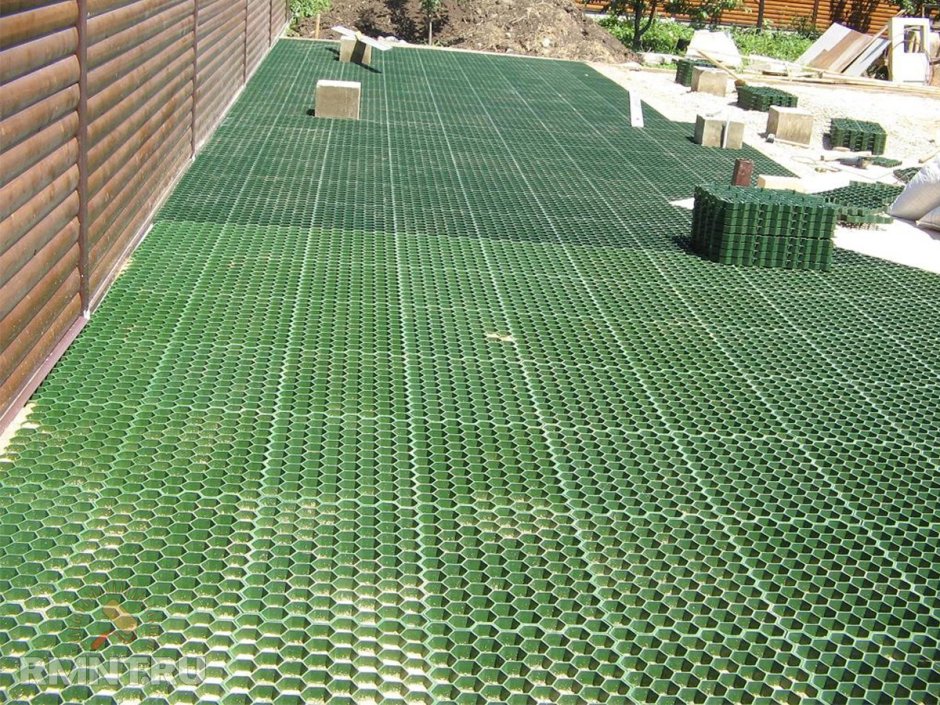 Брусчатка тротуарная экопарковка