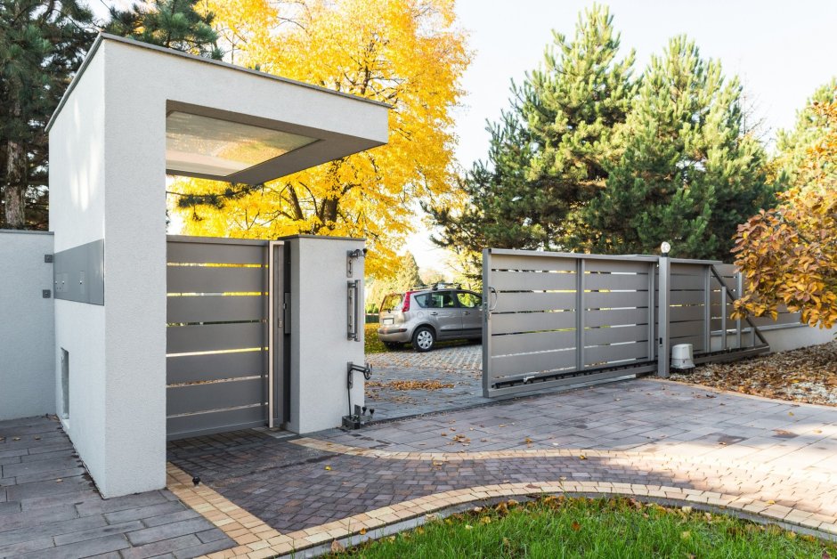 Ворота откатные Модерн