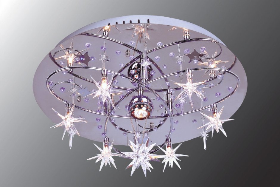 Люстра с пультом PLC-7009-715-18294