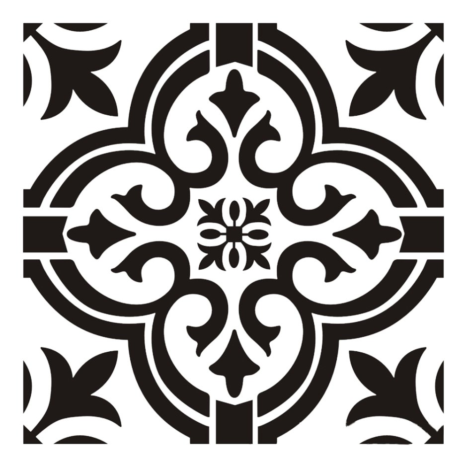 Трафареты для декора плитки