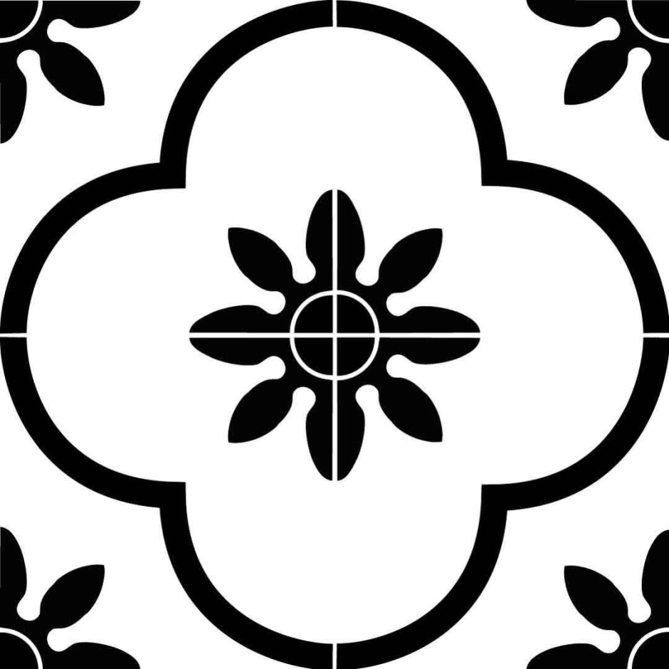 Трафарет для рисунка на плитке