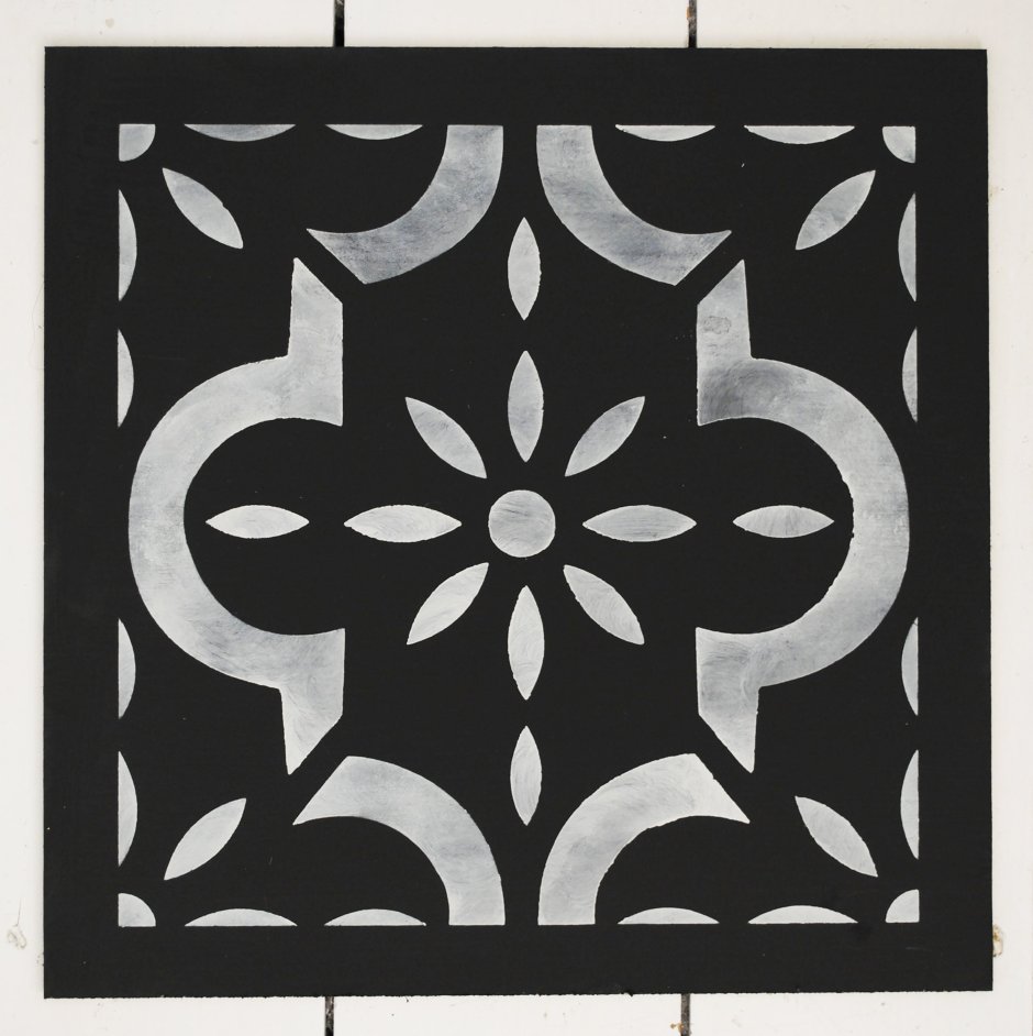 Трафарет для напольной плитки