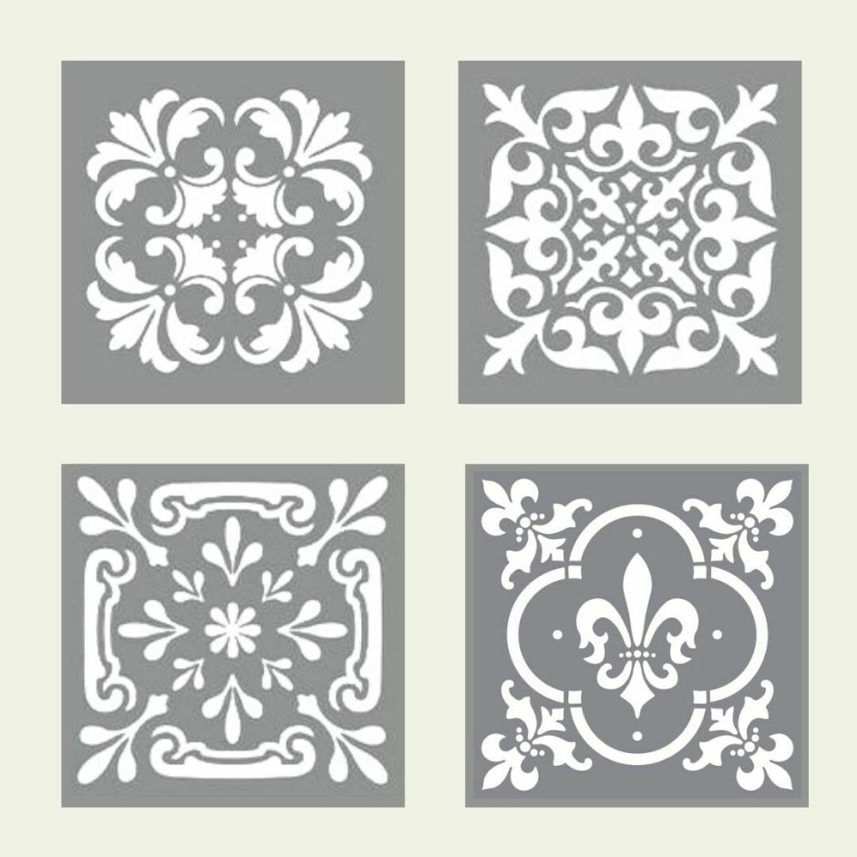 Трафарет для имитации плитки