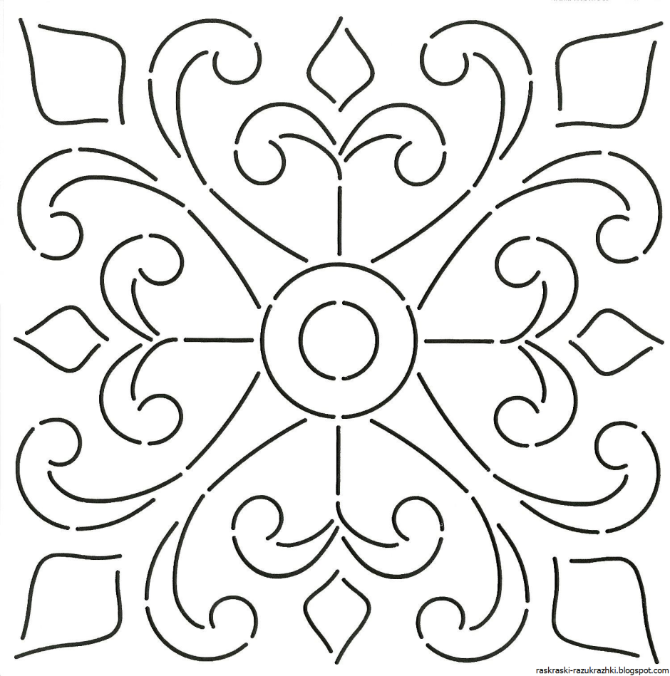 Узоры для росписи плитки