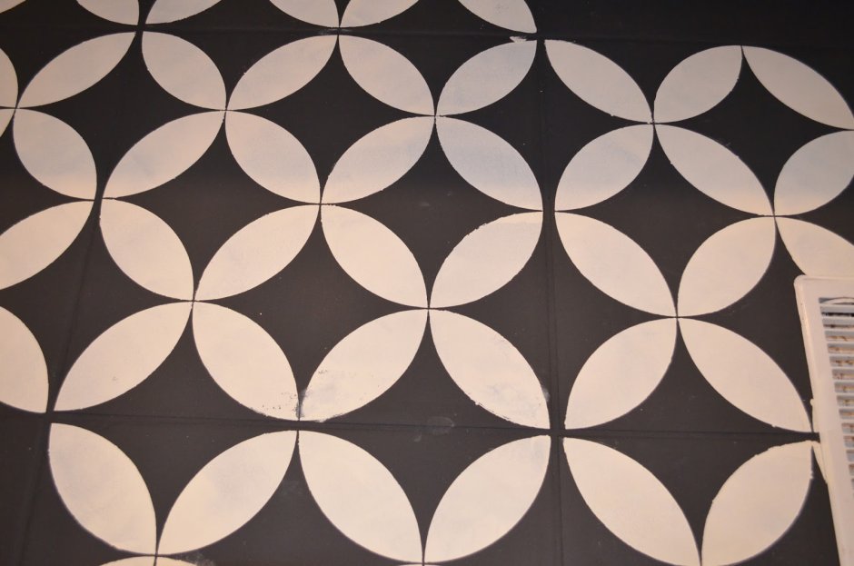 Трафарет для пола под покраску