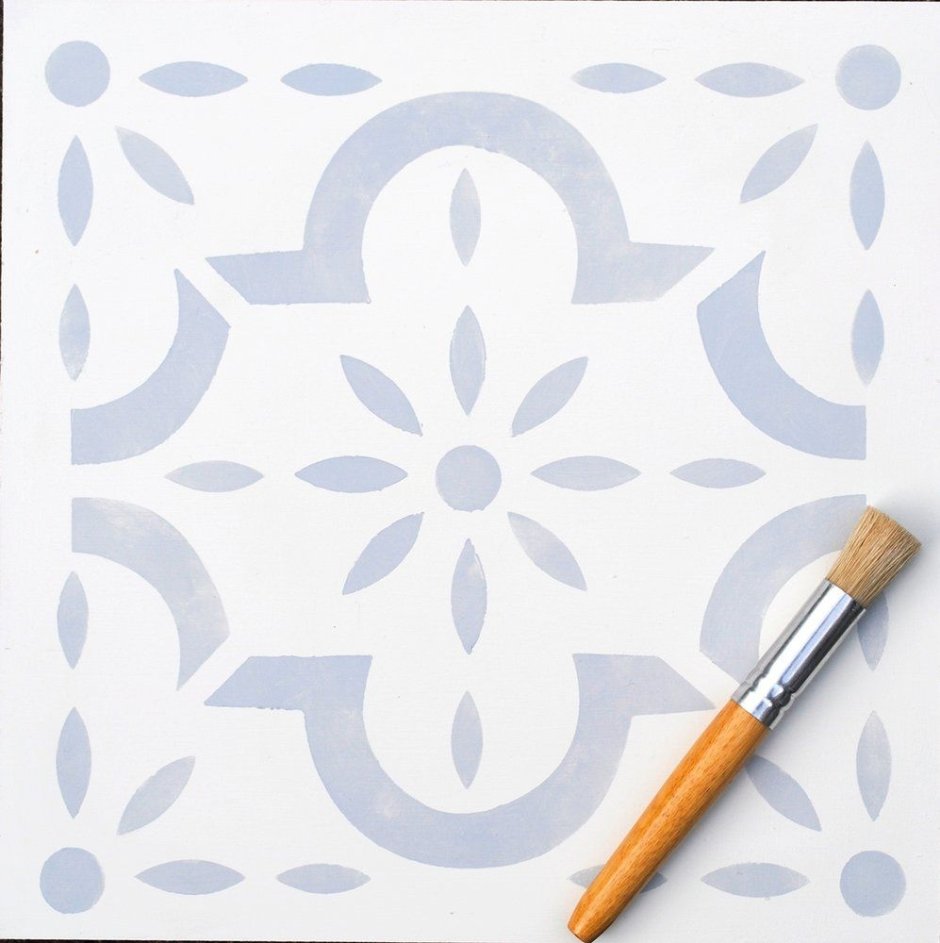 Трафарет для покраски плитки