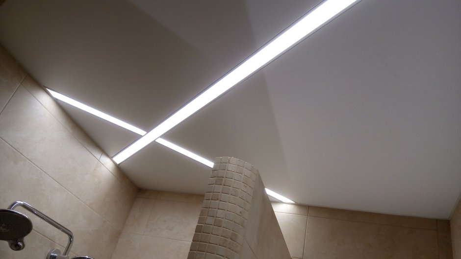 Встраиваемый led линейный светильник в Рокфон