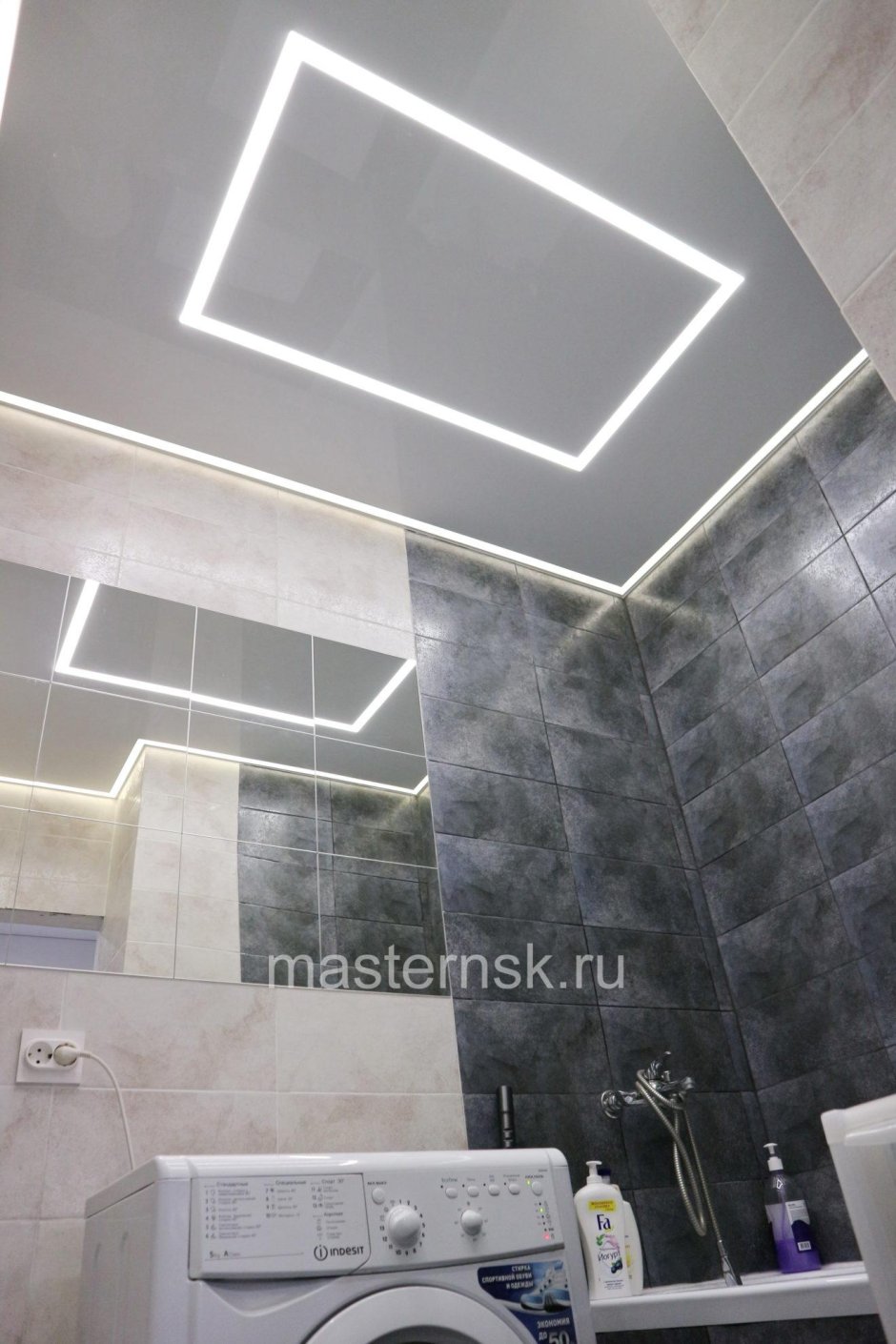 Светодиодный потолок в ванную