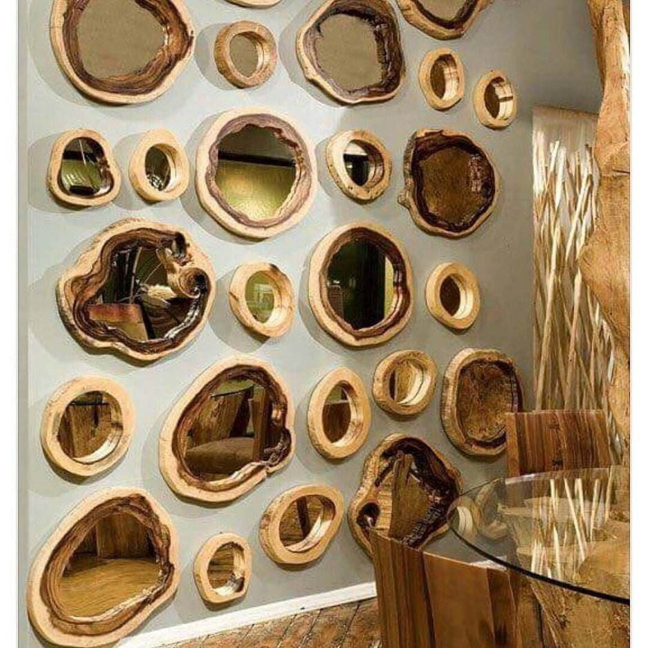 Спилы дерева для декора