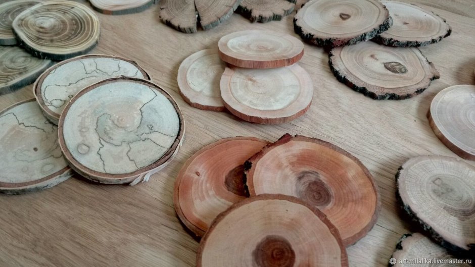 Красивый спил дерева