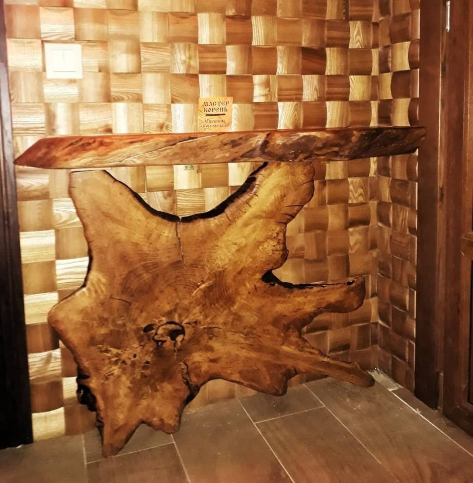 Маленькие спилы из дерева для декора парной