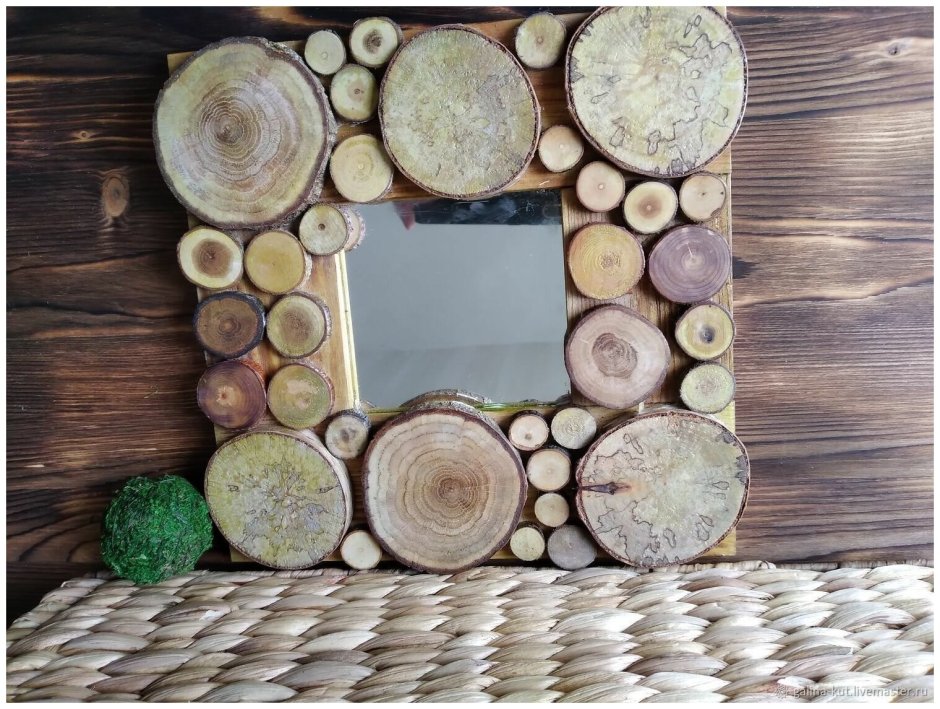 Спилы дерева для декора