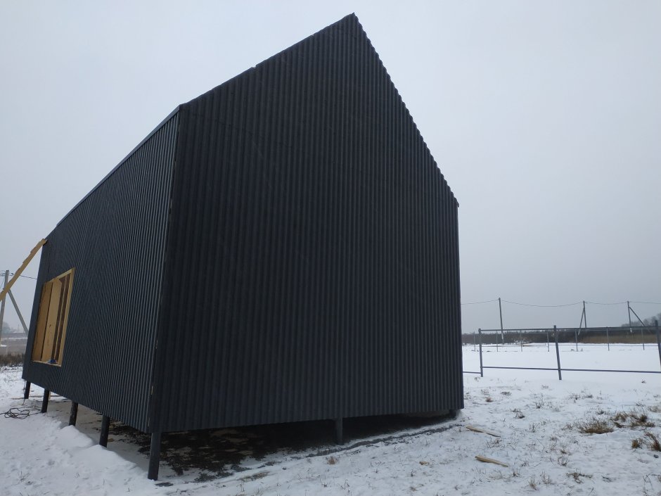 Барнхаус профнастил