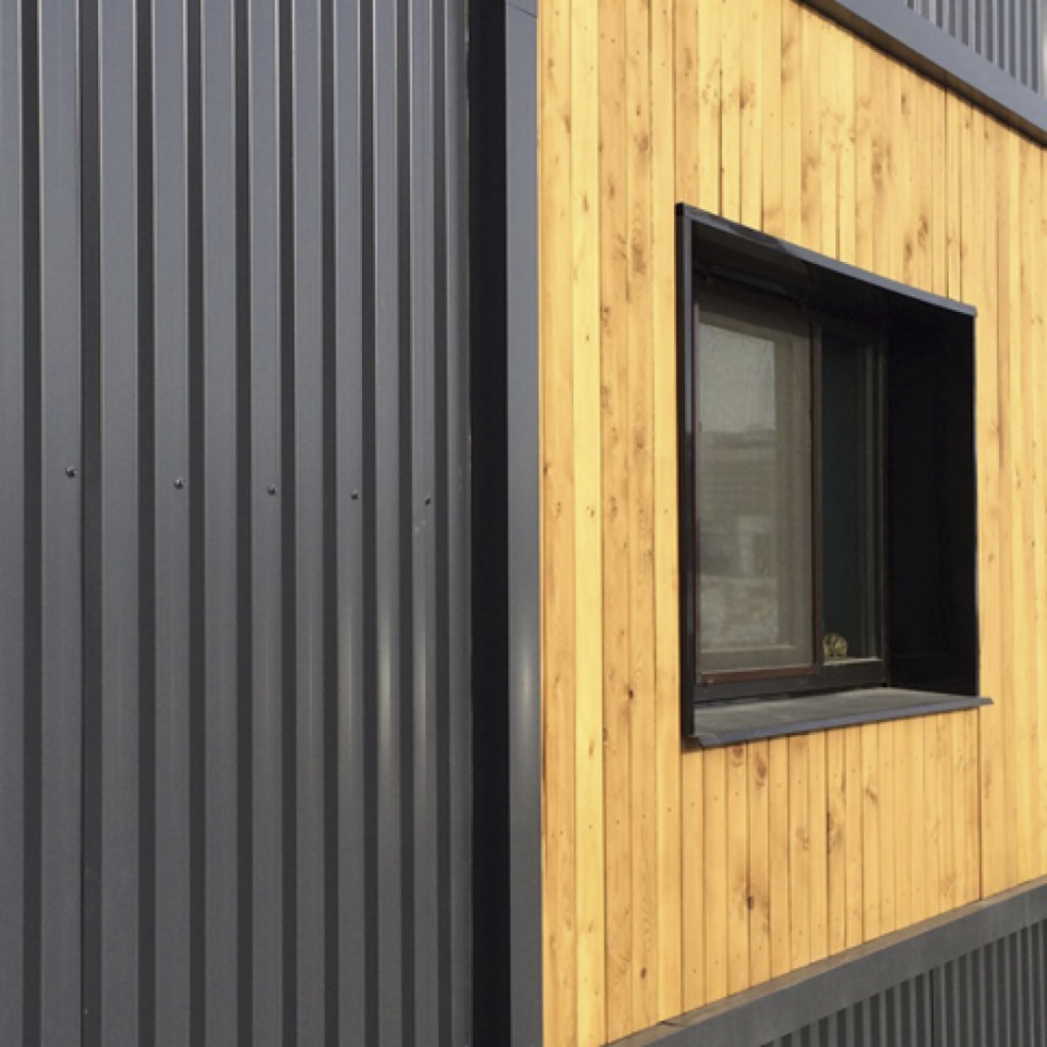 Фасад из профлиста