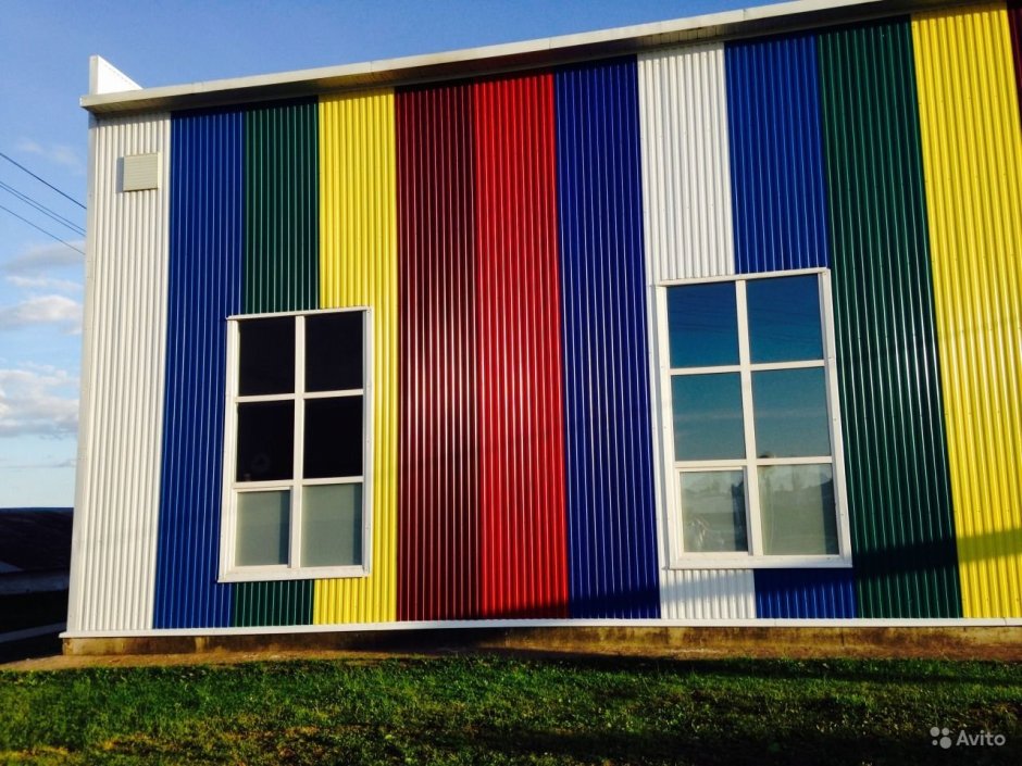 Облицовка фасада профлистом